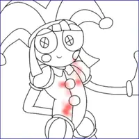 Digital Circus Coloring Adventure web play large
